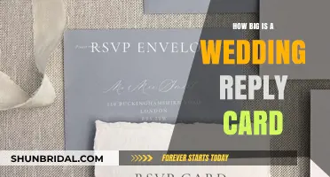 Understanding the Standard Size of a Wedding Reply Card