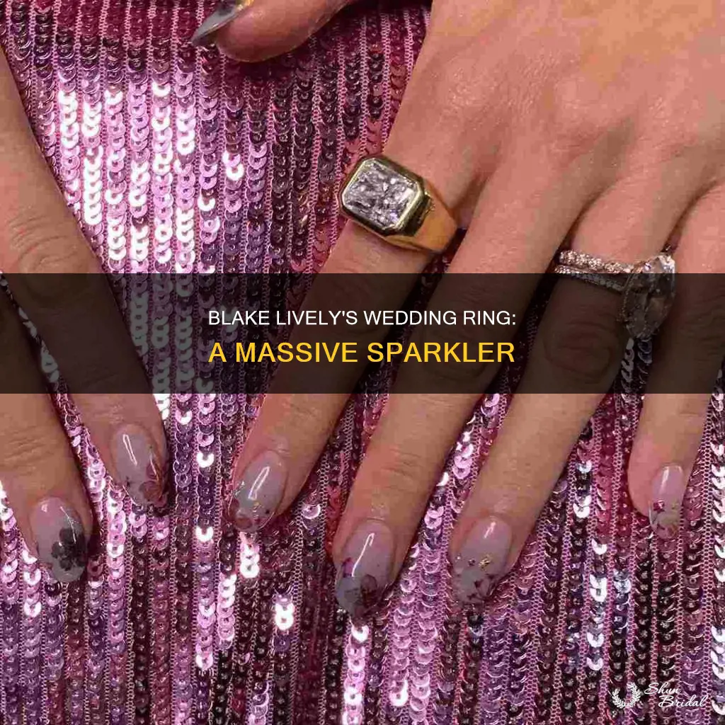 how big is blake lively wedding ring