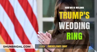 Melania Trump's Wedding Ring: A Massive Sparkler