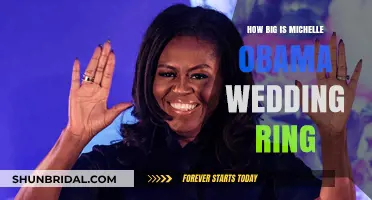 The Enormous Wedding Ring of Michelle Obama
