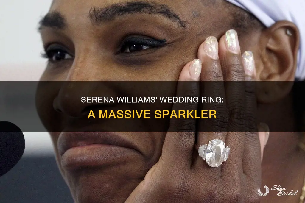 how big is serena williams wedding ring