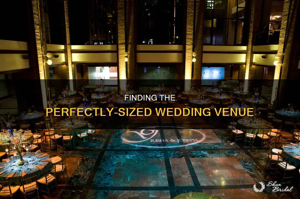 how big is the average wedding venue