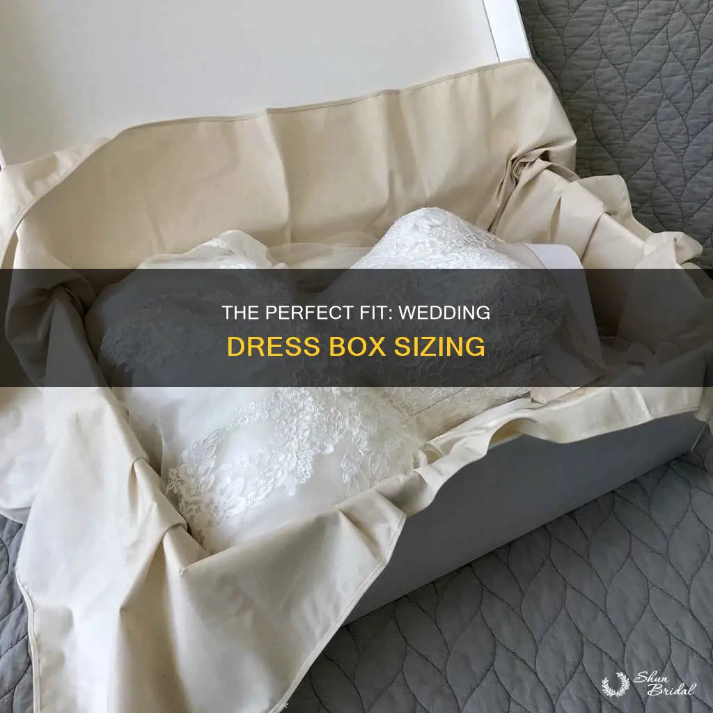 how big is wedding dress box