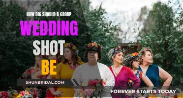 The Art of Group Wedding Photos: Finding the Perfect Size