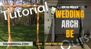 The Grand Wedding Arch: Size and Style Guide