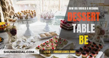 The Art of Dessert Table Proportions: Creating a Sweet Harmony for Your Wedding