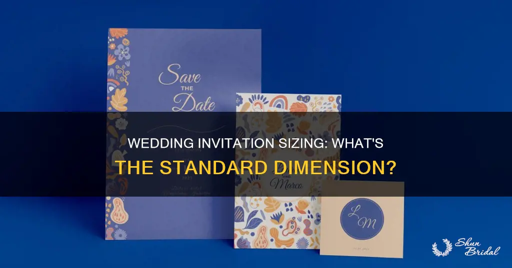 how big should a wedding invitation be