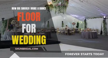 Designing a Dream Wedding Dance Floor: Size Guide