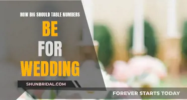 Table Number Visibility: Ensuring Your Wedding Guests Find Their Seats