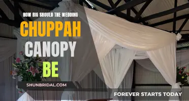 Choosing the Right Size for Your Wedding Chuppah Canopy