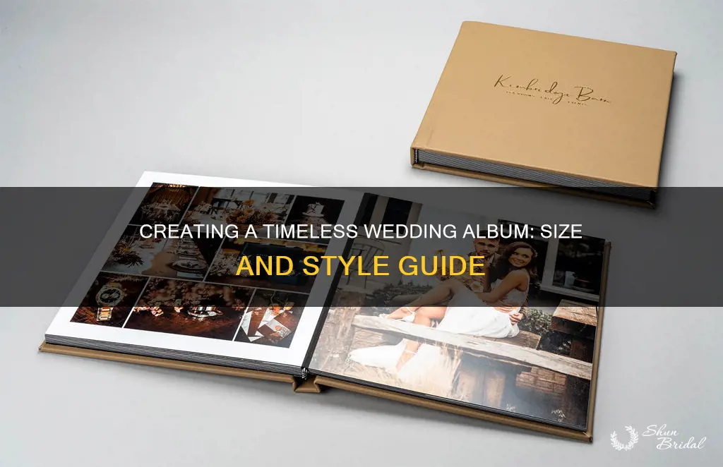 how big to make wedding album