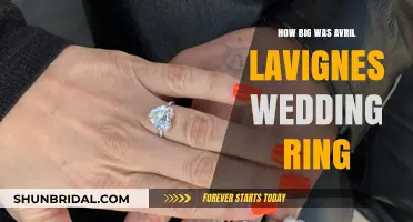 Avril Lavigne's Wedding Ring: A Massive Sparkler
