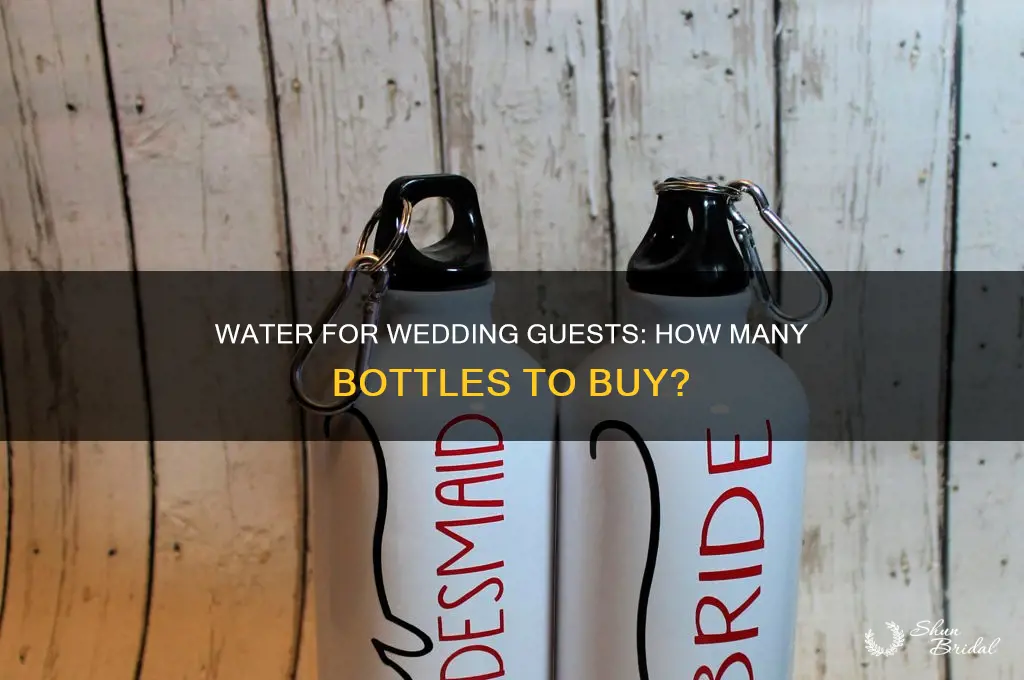 how bottles of water for a wedding