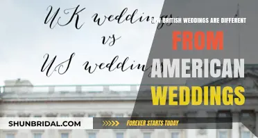 British vs. American Weddings: Traditions and Differences