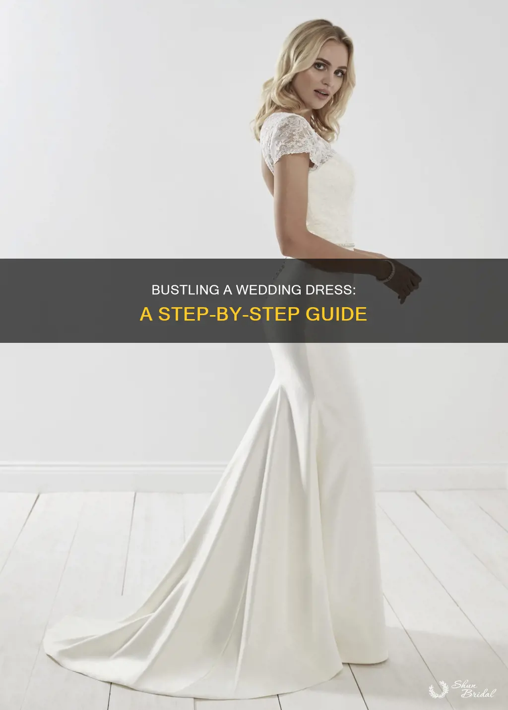 how bustle a wedding dress