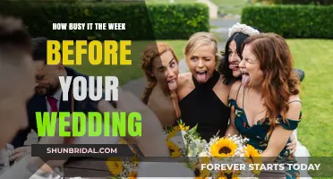 The Week Before Your Wedding: A Frenzy of Activity