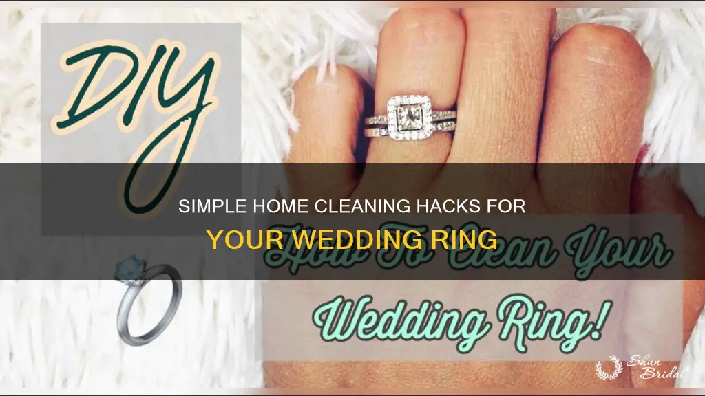 how can I clean my wedding ring at home