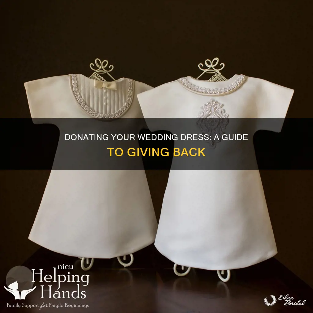 how can I donate my wedding dress