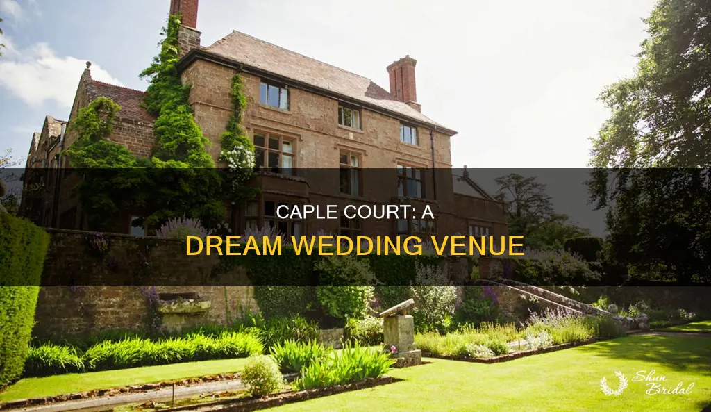 how caple court wedding venue