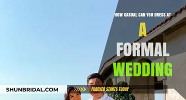 Dressing for a Formal Wedding: How Casual is Too Casual?