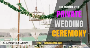 Intimate Joy: Creative Ways to Celebrate Your Private Wedding Ceremony