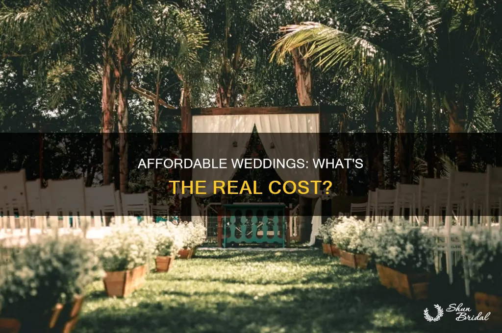 how cheap is a cheap wedding