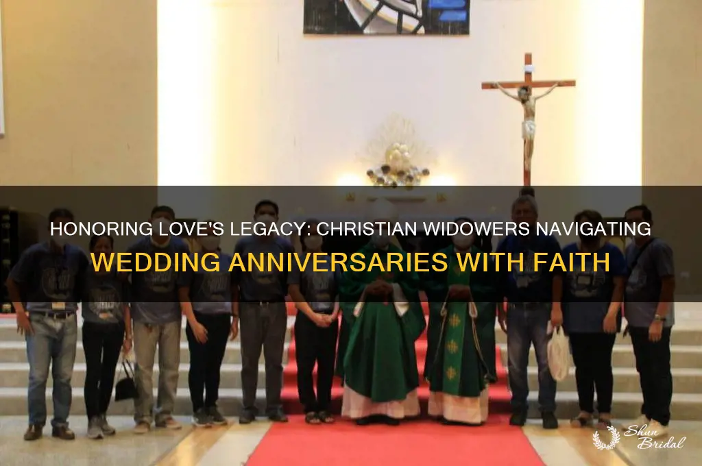 how christian widowers deal with wedding anniversary
