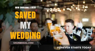 Chugging Beer: My Wedding Day Savior