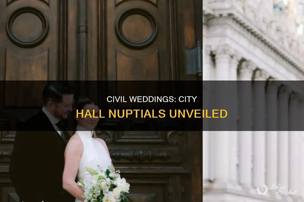 how civil wedding in city hall looks