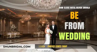 Hotel Block Location: A Convenient Wedding Stay
