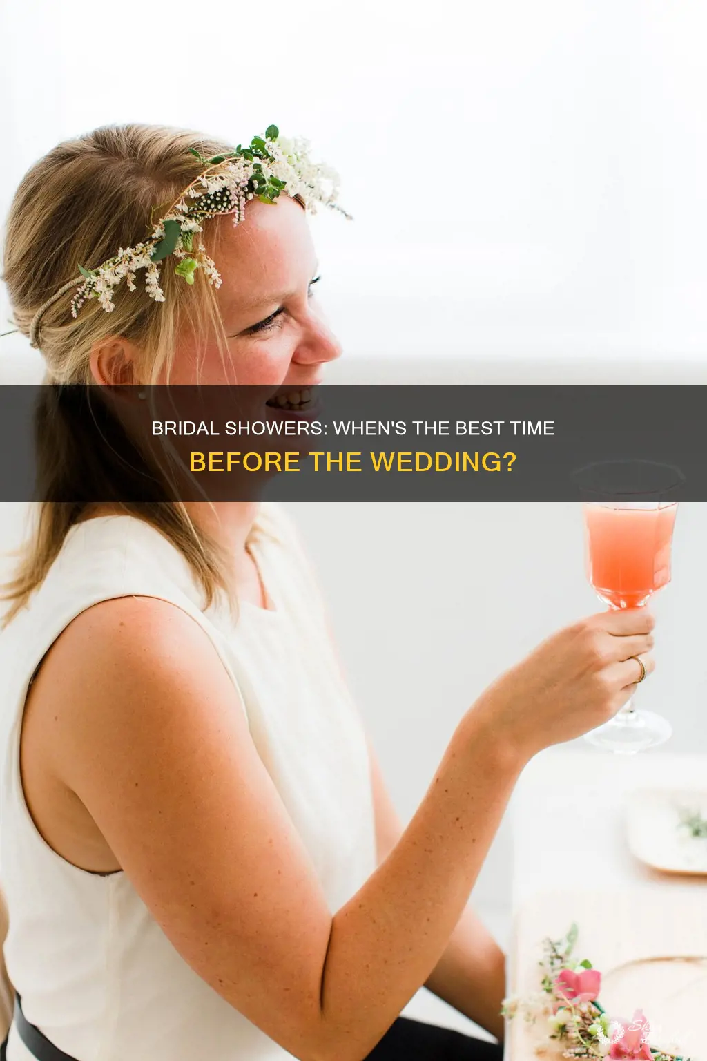 how close to the wedding are bridal showers typically done