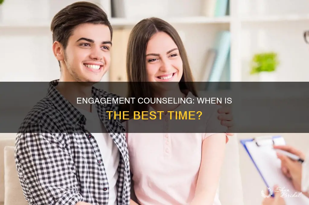 how close to the wedding should I do engagement counseling