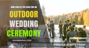 Chilly Vows: Navigating Frosty Temps for Your Outdoor Wedding Ceremony