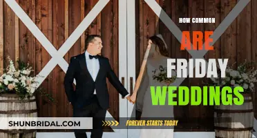 Friday Weddings: How Popular Are They?