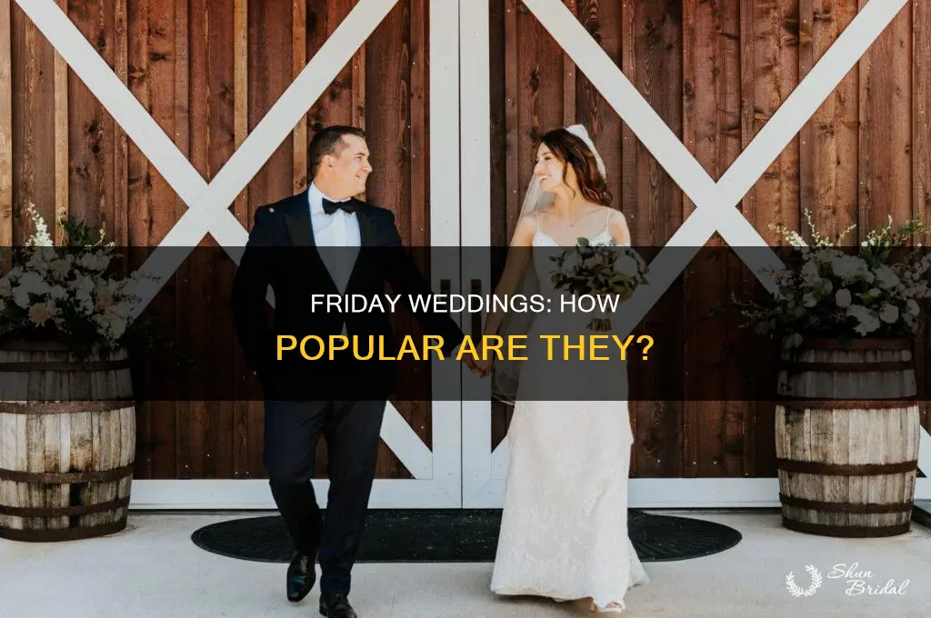 how common are friday weddings