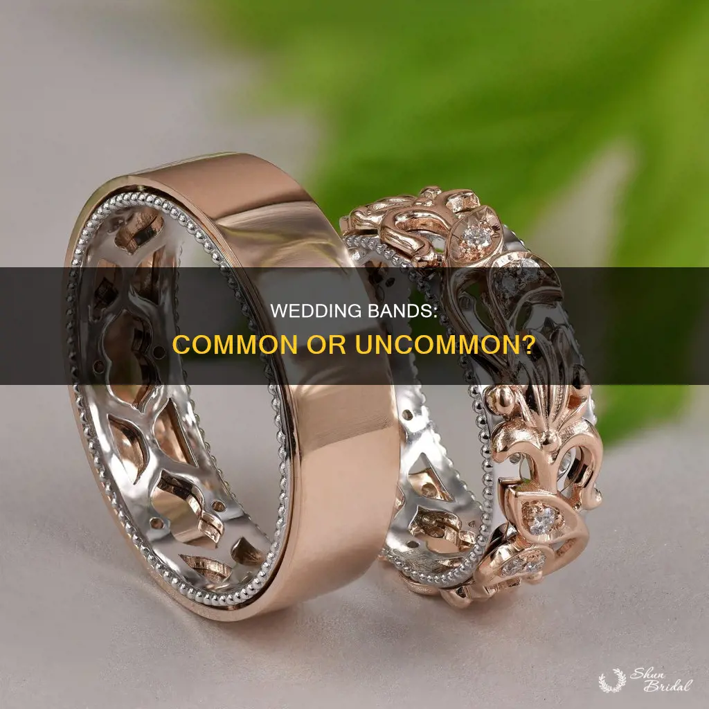 how common are wedding bands