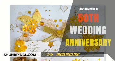 Celebrating 50 Years: How Common Are Golden Wedding Anniversaries?