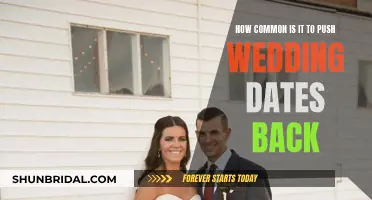 Wedding Date Changes: A Common Occurrence?