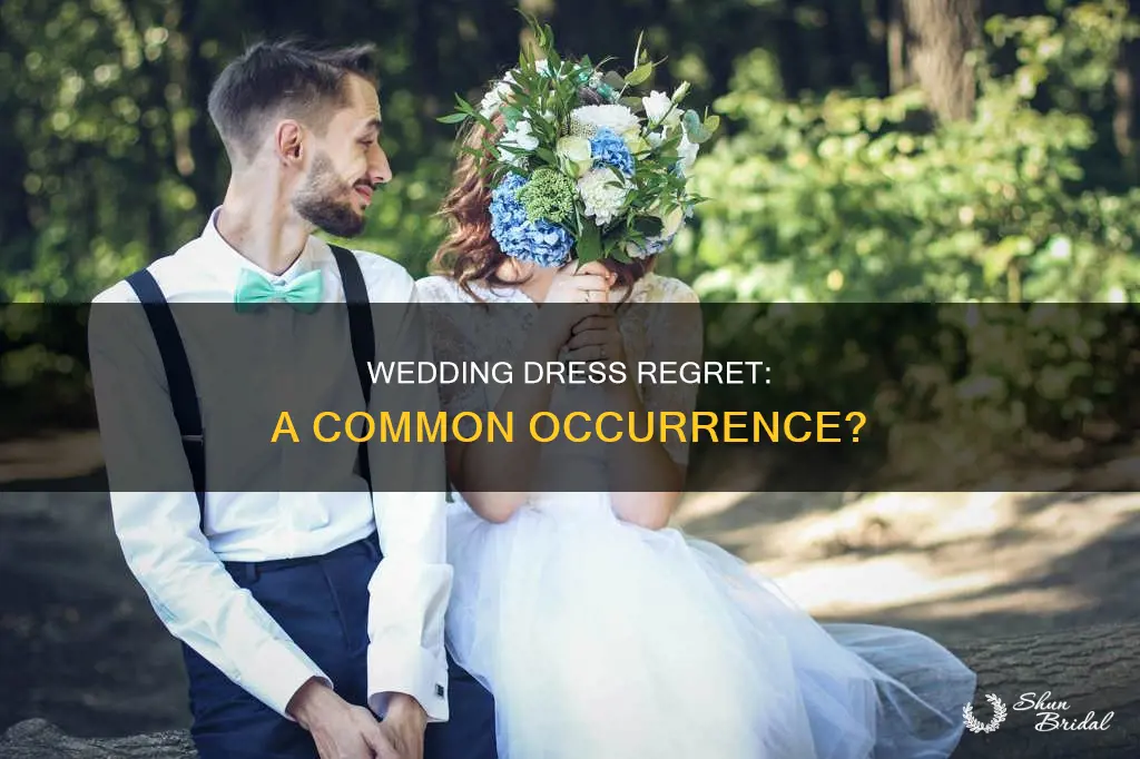 how common is wedding dress regret