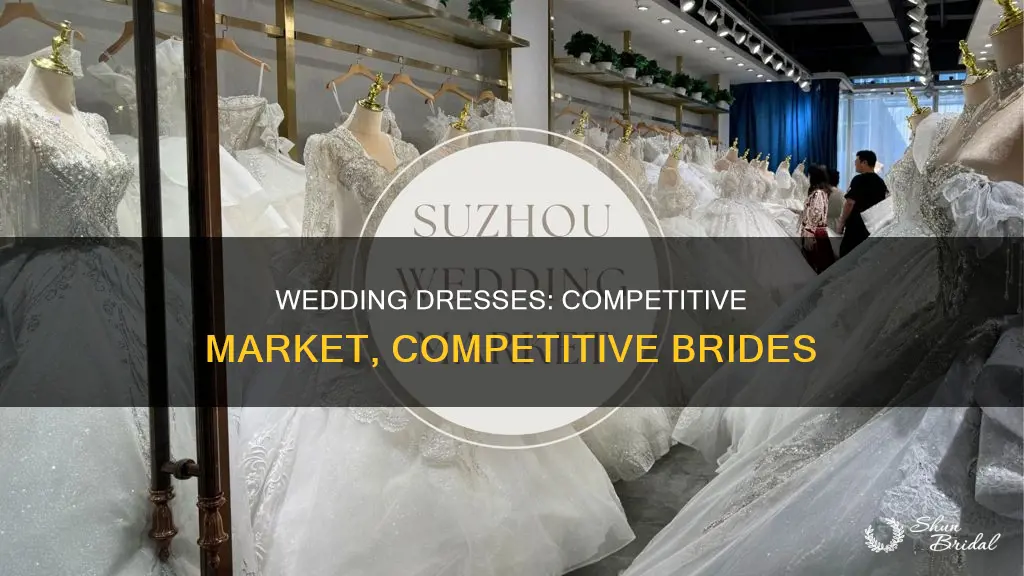 how competitive is the wedding dress market