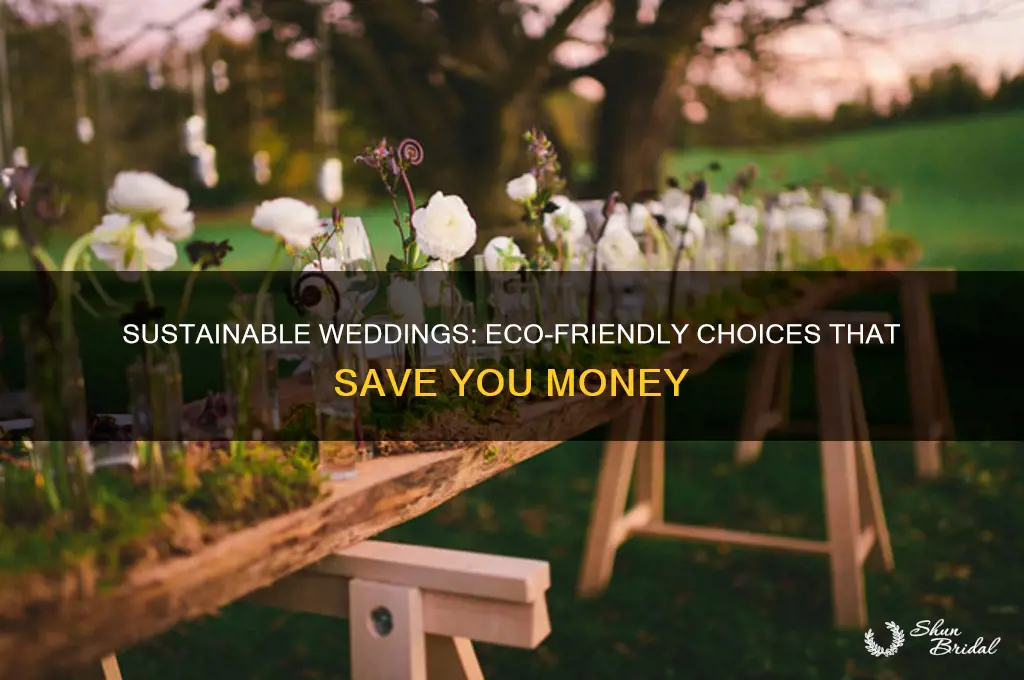 how cost effective issustainable weddings