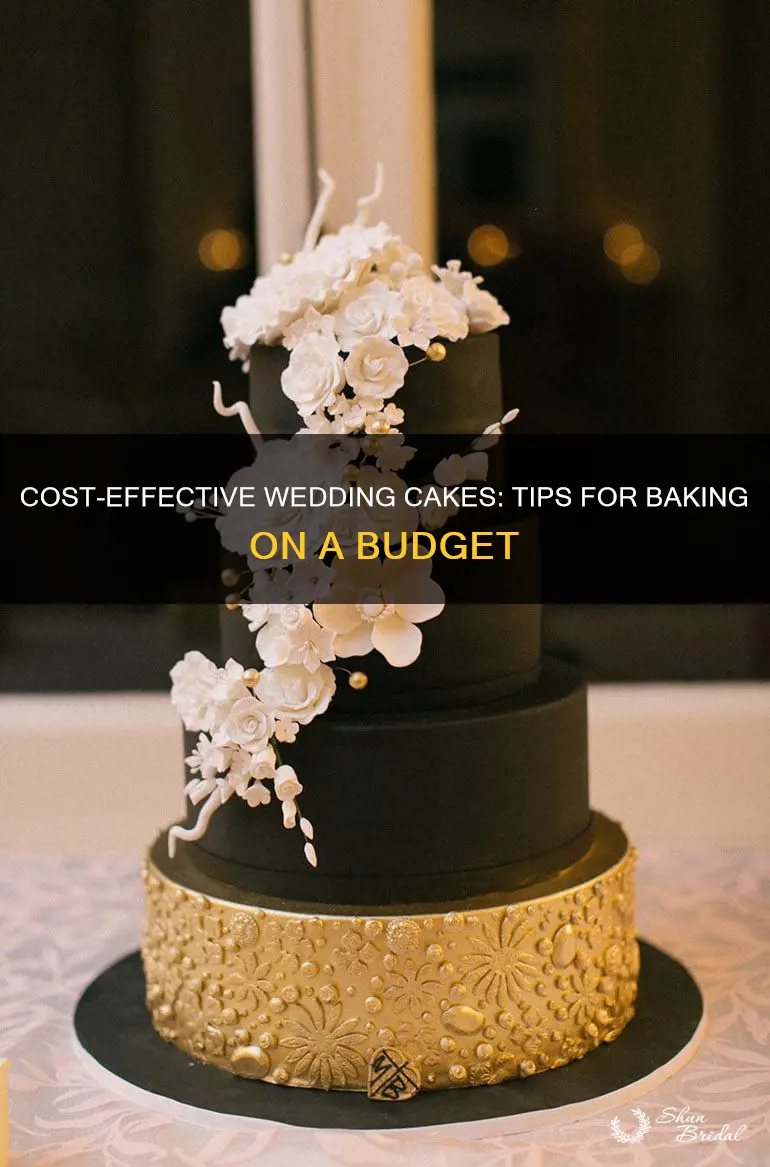 how cost effective make wedding cake