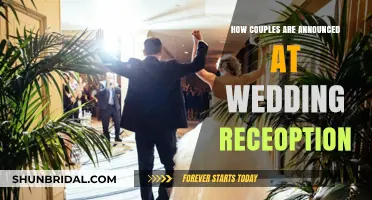 Creative and Memorable Ways to Announce Couples at Wedding Receptions