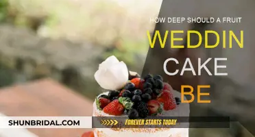 Fruit Wedding Cake: How Deep Should You Go?