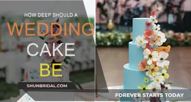 Wedding Cake Depth: How Deep is Too Deep?