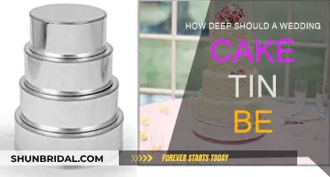 Wedding Cake Tin Depth: How Deep is Too Deep?