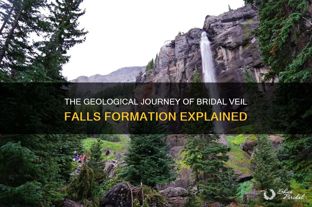 how did bridal veil falls form