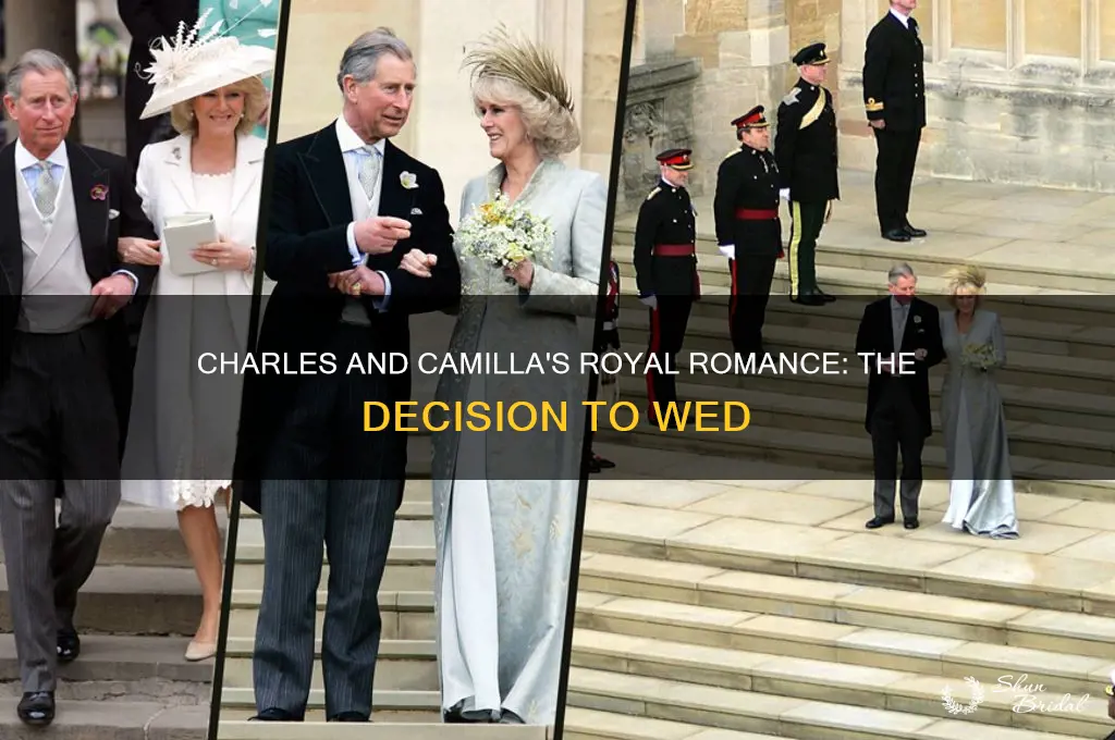 how did charles and csmilla decide to wed