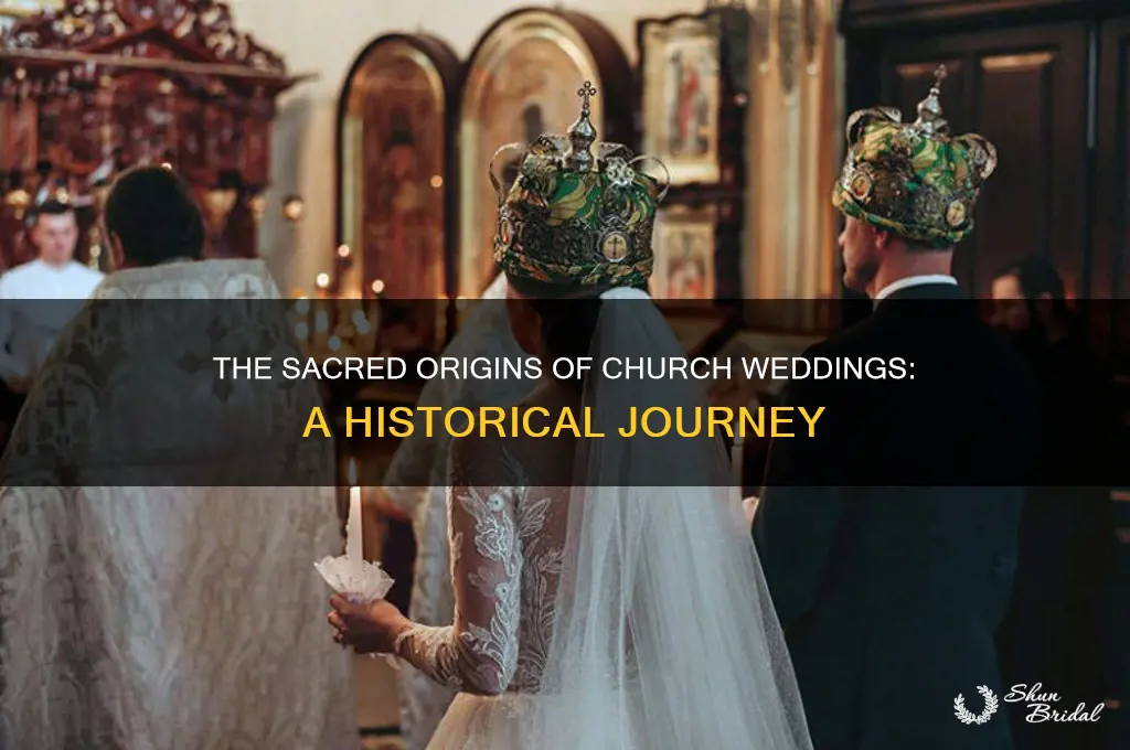 how did church weddings start