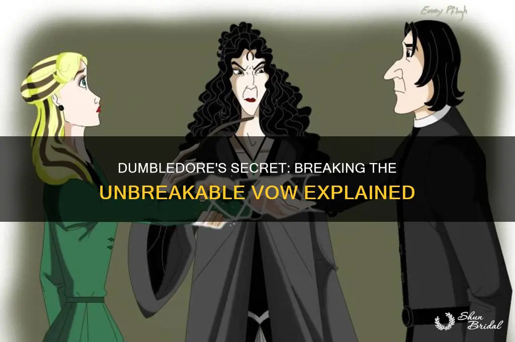 how did dumbledore break the unbreakable vow